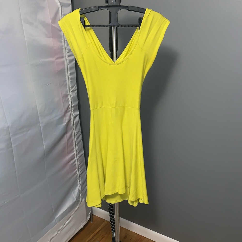 Yellow summer dress